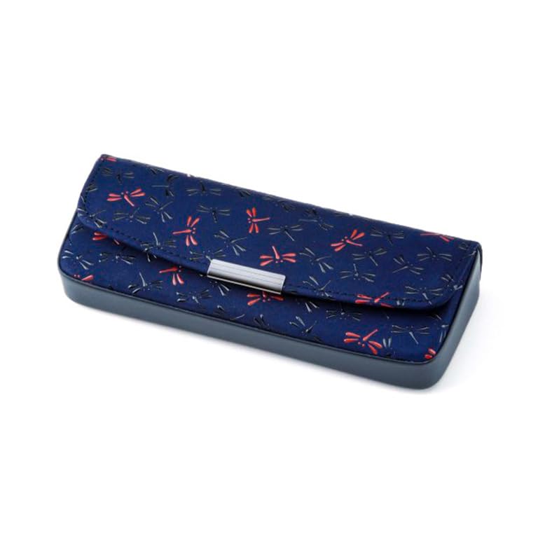 Inden Eyeglass Glasses Nagomi Dragonfly Traditional Koshu Original Brand [Indenya] Case, Case, Design, Craft, Inden, Deerskin, Lacquer, (No. 7523)