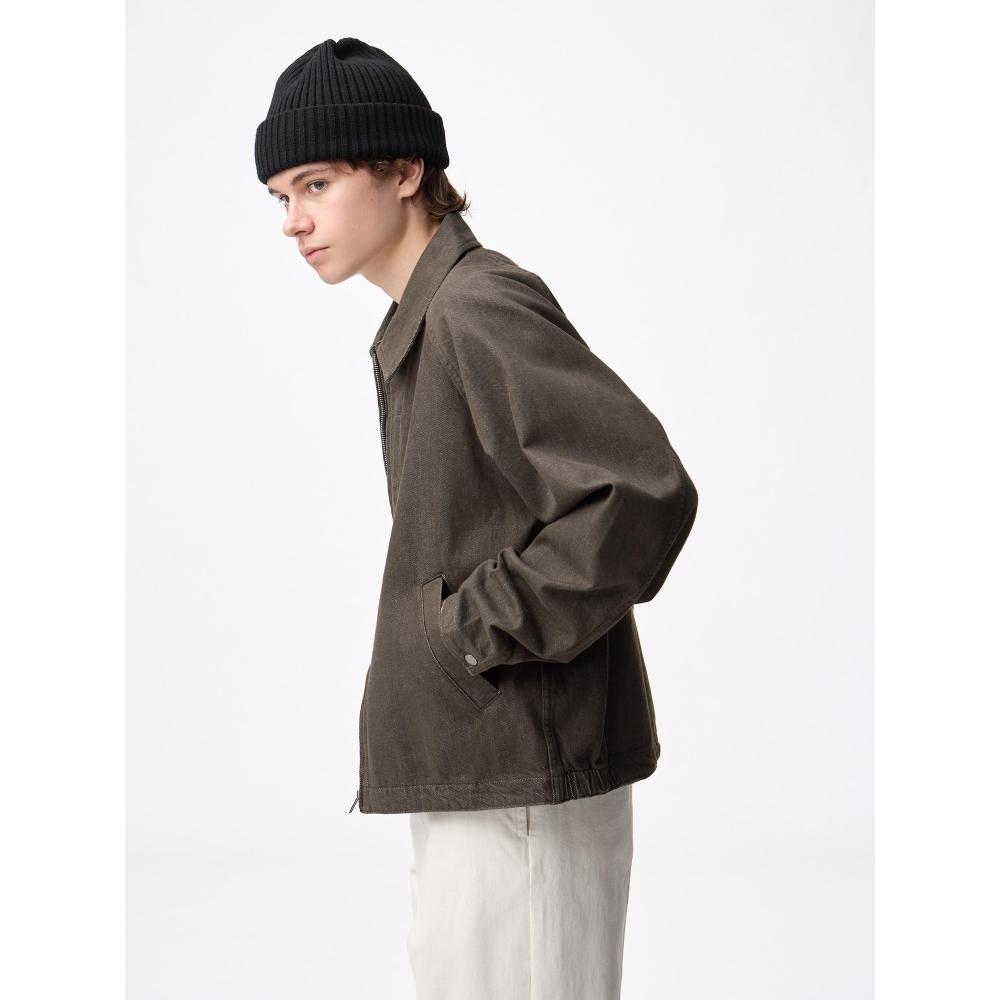 GU by Uniqlo Cotton Zip Up Jacket