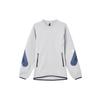 Adidas SS25 Casual Loose Fit Round Neck Spliced American Sweatshirt Unisex Sweatshirt Light-Gray JM8628