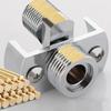 40 Degree Adjustable Wall Mounted Faucet Copper Angled Curved Foot Eccentric Screw Corner for Adjust Angle Of Intake Pipe