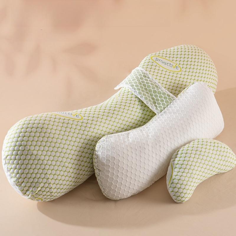 U-förmiges Schwangerschaftskissen zum Seitenschlafen Mutterschafts-Körperkissen mit Rücken- & Bauchstütze Kühlender Sommer-Schlafkomfort