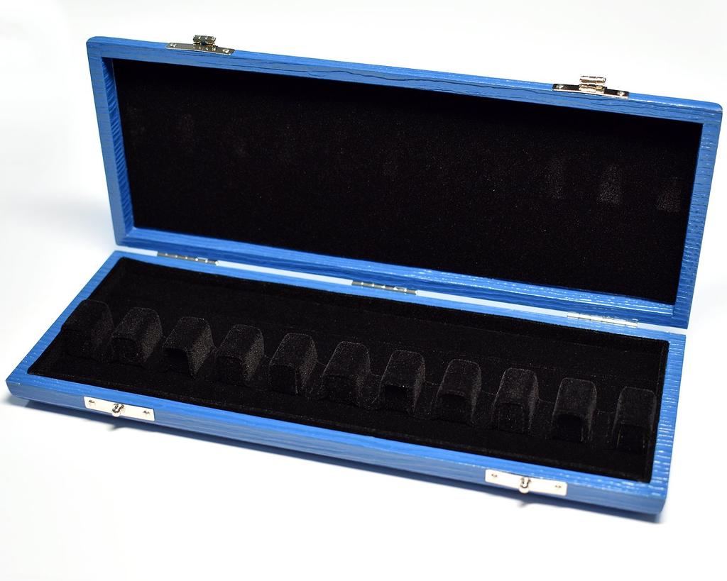 Vivace Bassoon Reed Case FG-10 (for 10 reeds) Color: Blue