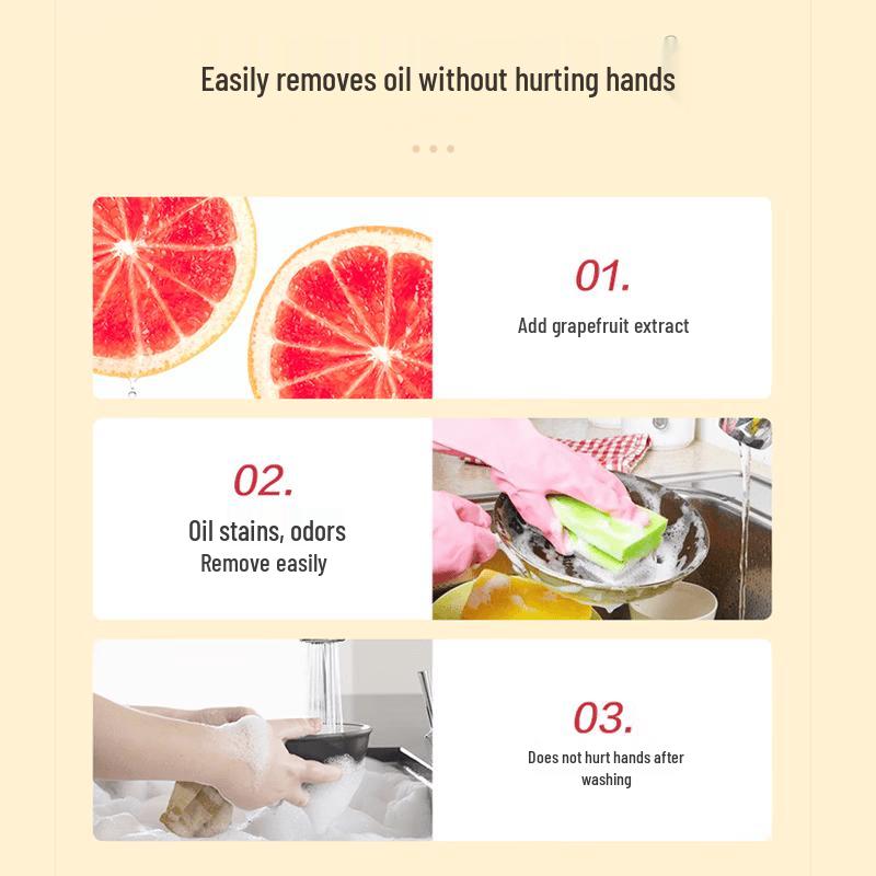 Morun De Grapefruit Baking Soda Dish Soap