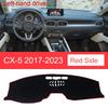 For Mazda CX-5 CX5 KF 2017 2018      Car Dashboard Sun Shade Cover trument Desk Non-slip Mat Accessories