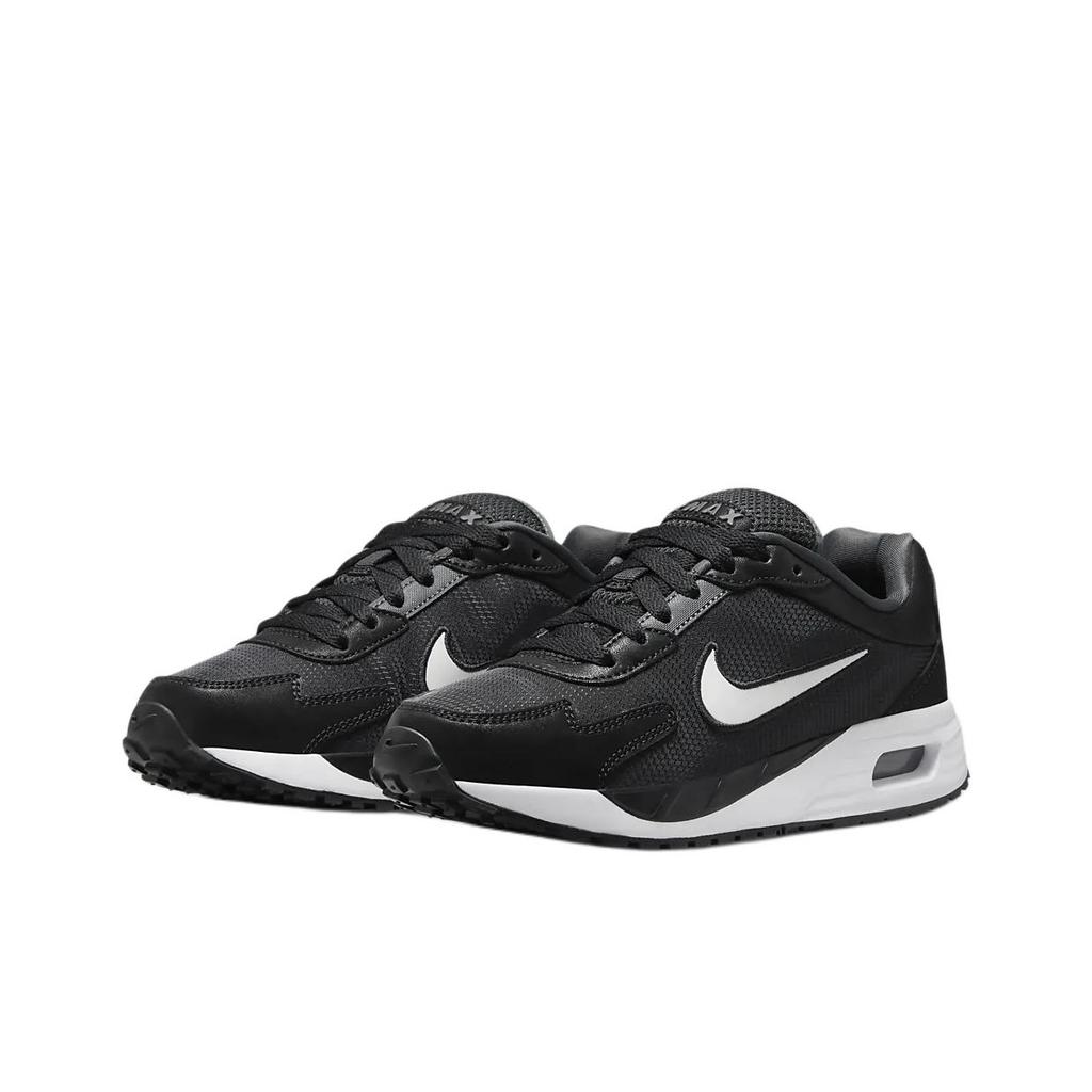 Nike Air Max Solo Comfortable Versatile Anti-Kick Shock Absorption Low-Top Casual Shoes Kids Sneaker Black White FV6367-001
