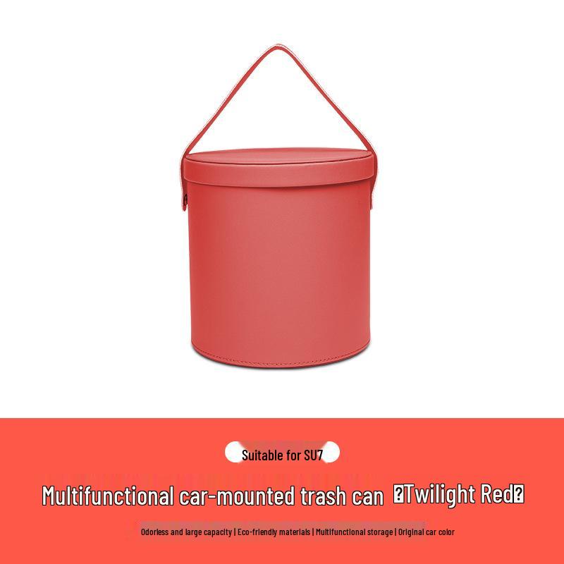 Multi-functional Car Storage Box and Trash Can for Xiaomi SU7