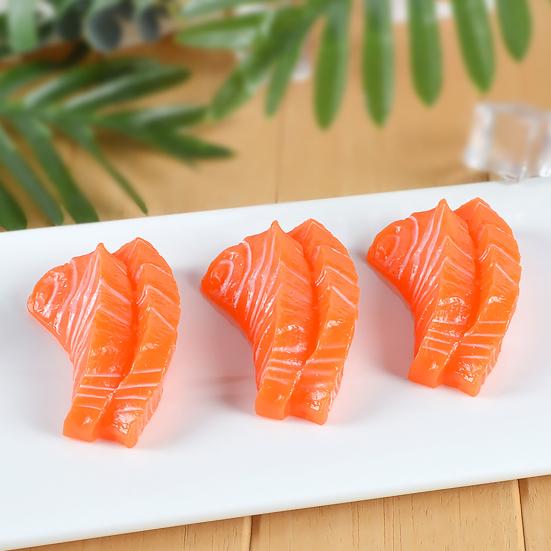 Dollhouse Food Fine Workmanship Imagination Cultivation PVC Kitchen Pretend Food Simulation Salmon Sushi Model Cosplay Toy