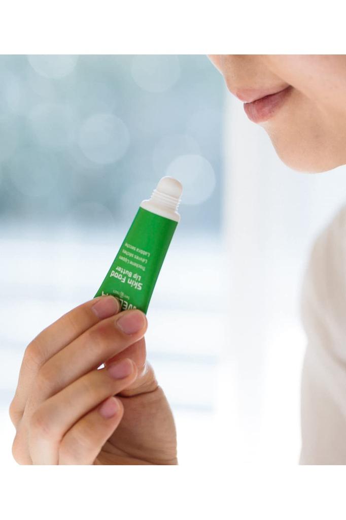 WELEDA Skinfood Lip Butter 8mL For chapped and Rich texture with a subtle herbal Made with organic [Official] - lips, dryness, protection. scent.