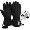 Winter Warm and Waterproof Ski Gloves for Men Thickened Waterproof for Outdoor Use  and Built In Wrist Guards for Women