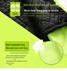 High-Speed Reflective Winter Cotton-Padded Raincoat & Pants Set for Outdoor Use