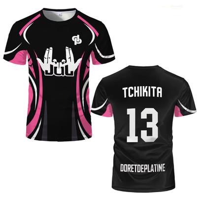JUL Maillot de Football Sport Séchage Rapide Respirant T-shirt Homme DP Extérieur Équipe de Course de Rue Entraînement Manches Courtes Vêtements Y2K TOP