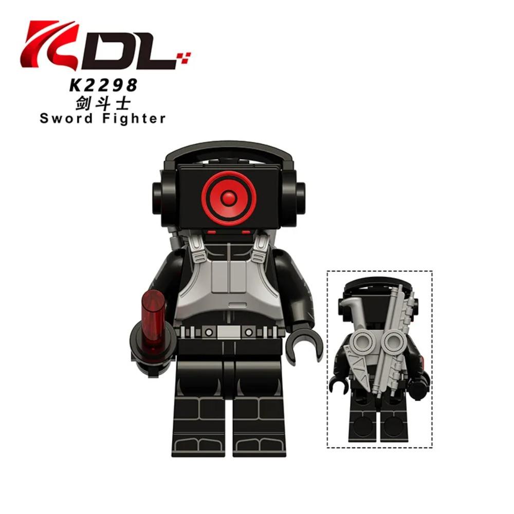 Skibidi Toilet MOC Abstract Robot Building Blocks Compatible With LEGO Monitor TV Man Delicate Figures Mini Model Bricks Toys