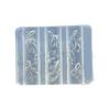 Silicone Nail Art Mould With Sea Shell Fish and Mermaids Patterns Easy Demolding for Manicure