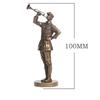 Pure Brass Long March Red Army Soldier Statue Home Decoration Crafts Trumpeter Commemorative Theme Character Sculpture Ornaments