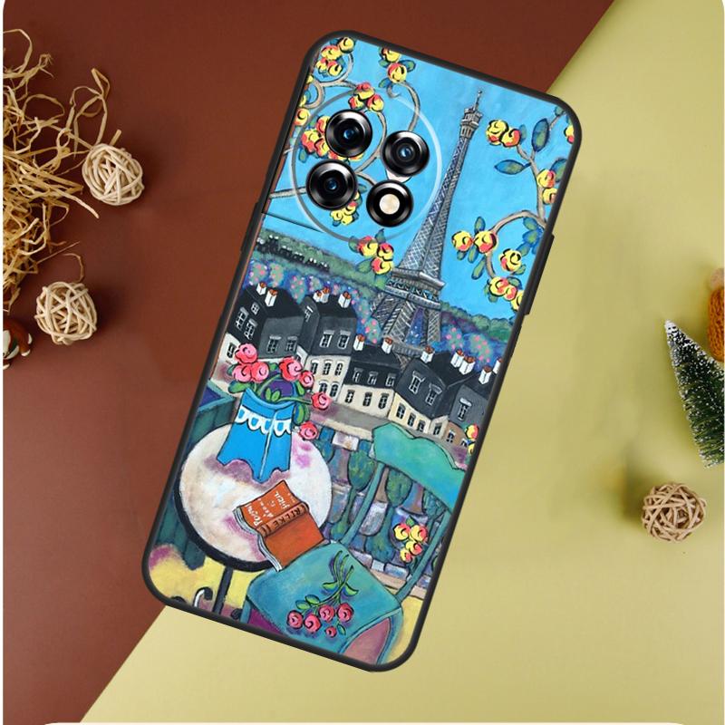 Eiffel Tower Paris For OnePlus Nord 4 CE 3 2 Lite N20 N30 9 10 Pro 8T 9RT 10T 10R 13R 12R 11 12 13 Phone Case