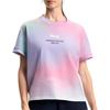 Fila Fitness Loose Round Neck Knitted Short Sleeve T-Shirt Women Tops A11W431106F-ZA