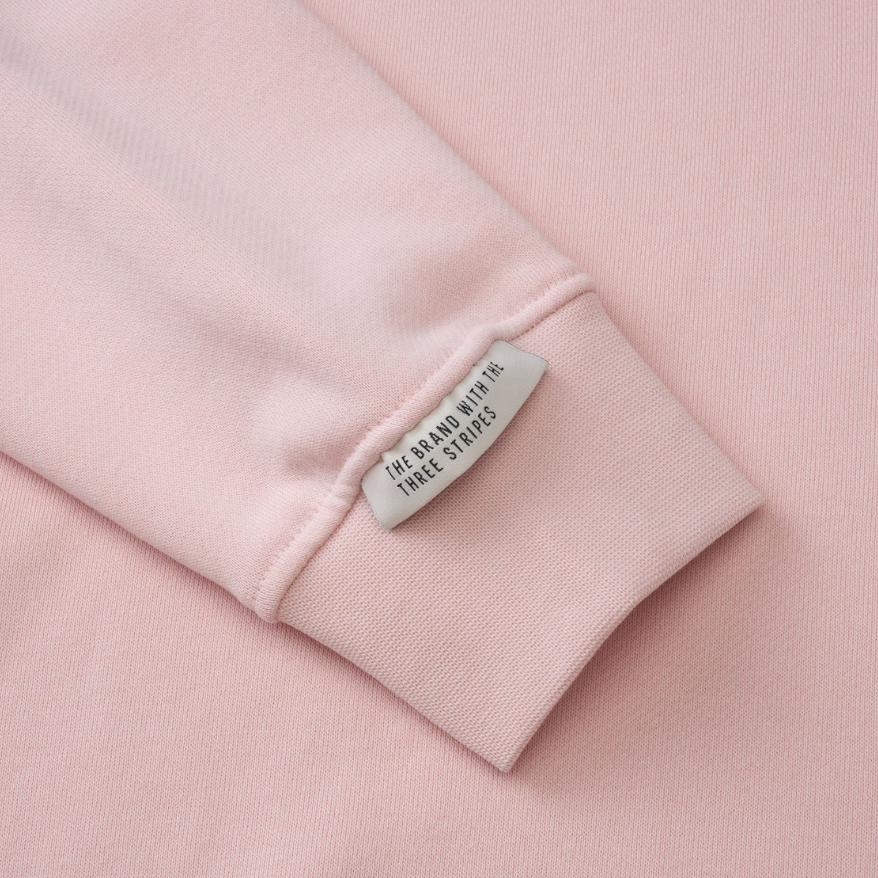 Adidas LABEL Sweatshirts Unisex Light Pink Crew Neck Moderate KT2530