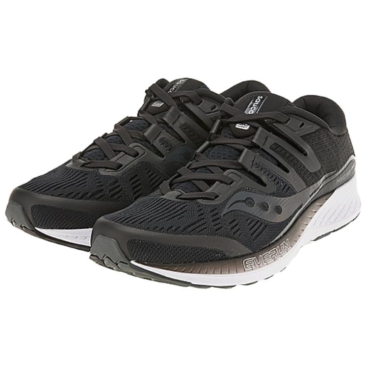 SAUCONY Ride Iso Comfortable Versatile Low-Top Lifestyle Shoes Men Sneaker Black S20445-2