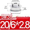 Stepped Timing Pulley 5M, 36 Teeth, T-Slot Width 16/21/27, Bore 5-25mm, BF Type.