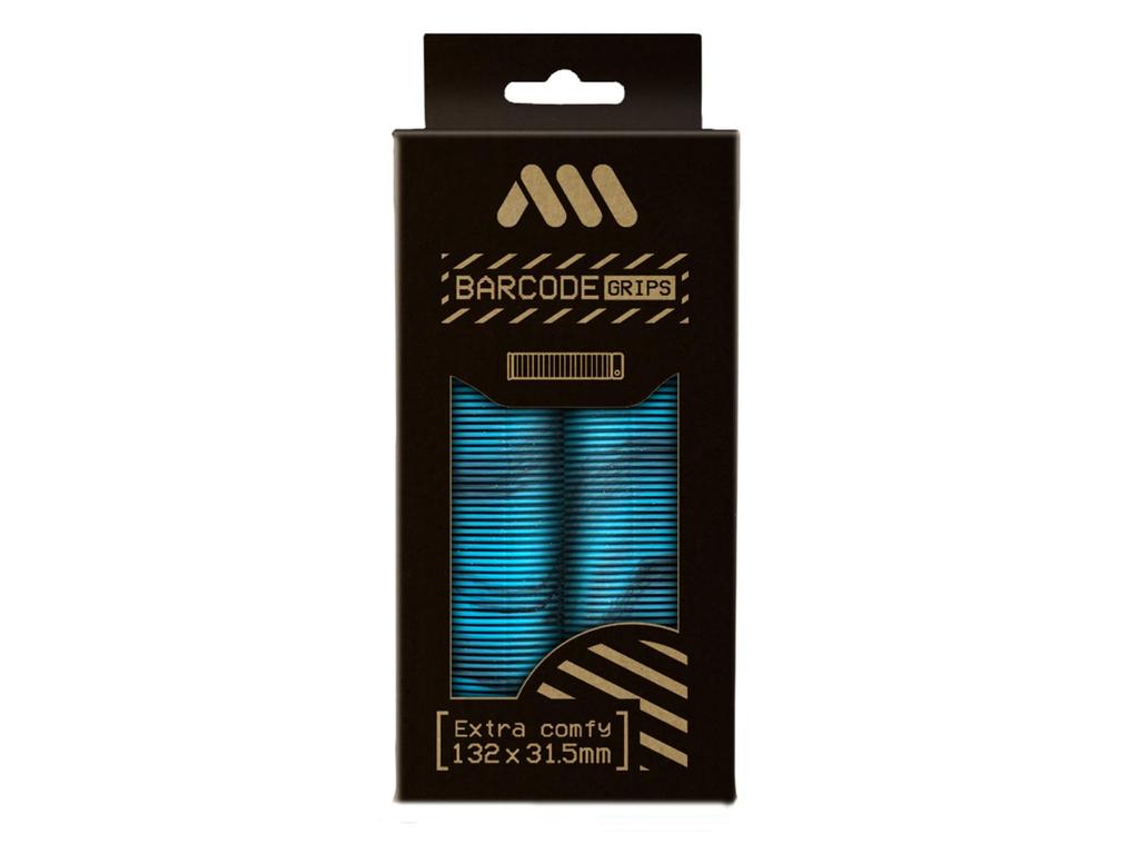 ALL MOUNTAIN STYLE AMS Bicycle Barcode Blue Camo Grips, Grips,