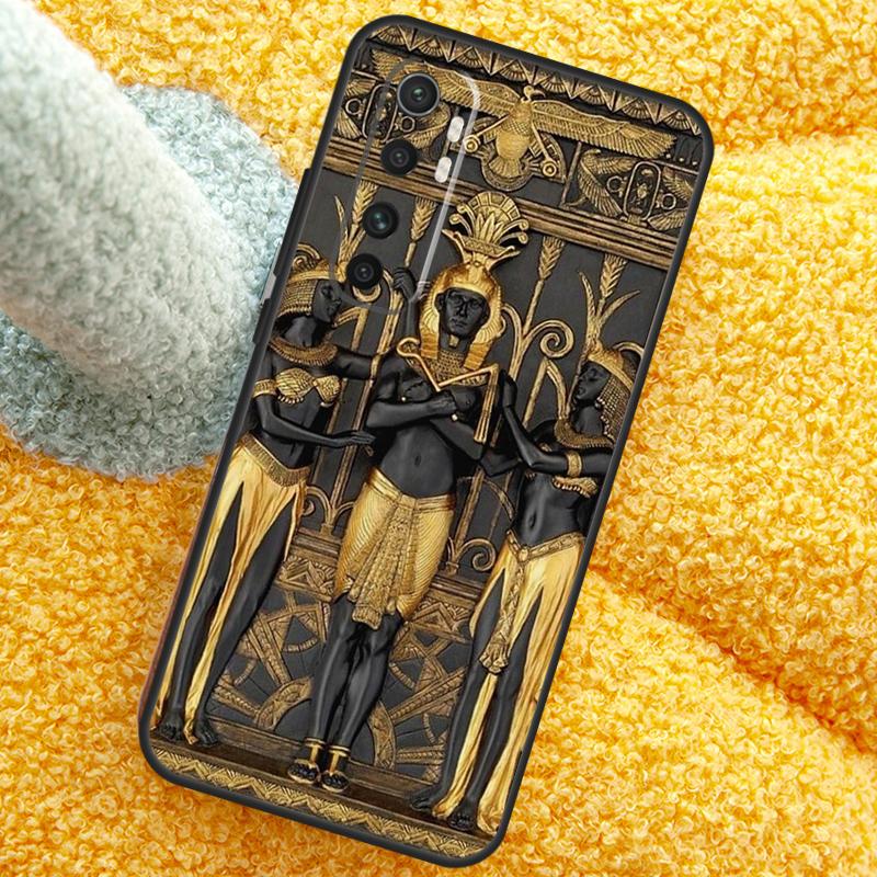 Egypt Pharaoh Mural Case For Xiaomi 17 Pro Max 13 14 15 Ultra 13T 14T 15T Cover For POCO X7 X5 X6 F5 F6 F7 F8 Pro