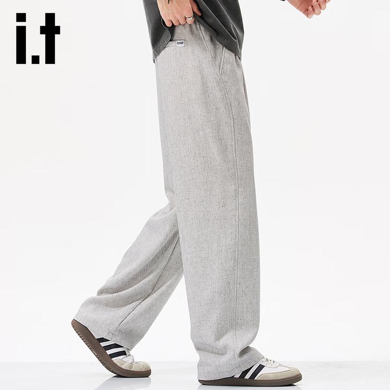 Izzue IT Men's Pure Cotton Retro Casual Trousers