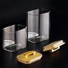 Square High Borosilicate Glass Storage Canister with Lid