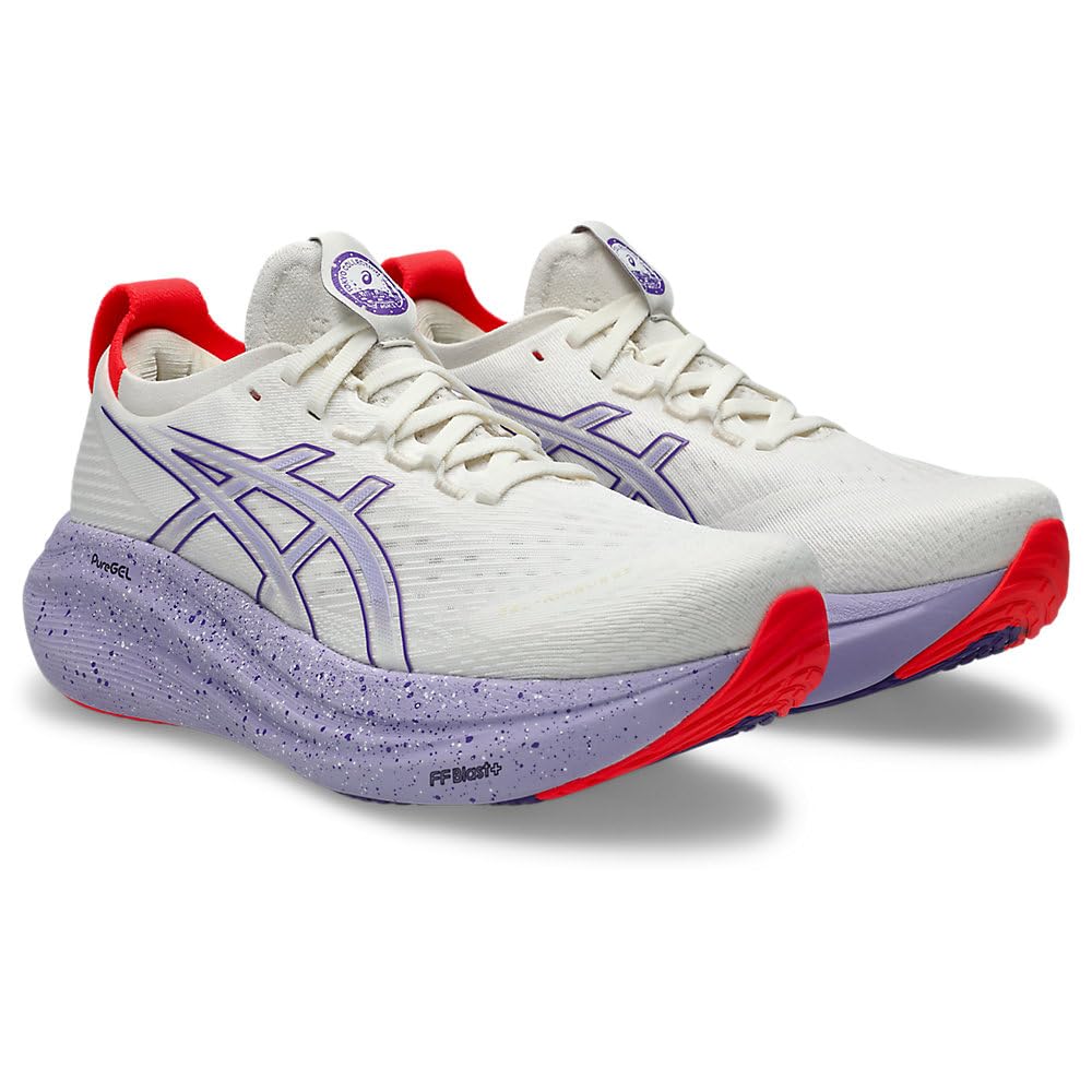 ASICS Official Store Exclusive 27 TOKYO Running Size Purple GEL-NIMBUS Women's Shoes, 23.0 E, Cream/Edo