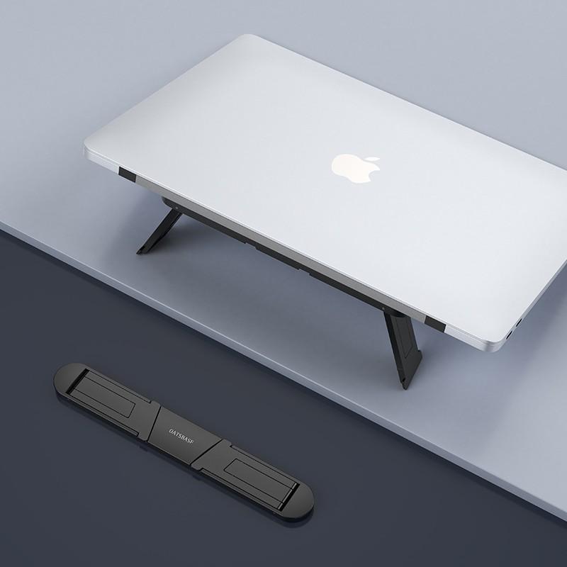 Oatsbasf Portable Laptop Stand for MacBook Air Pro iPad Matebook Adjustable Laptop Riser Invisible Foldable Notebook Bracket