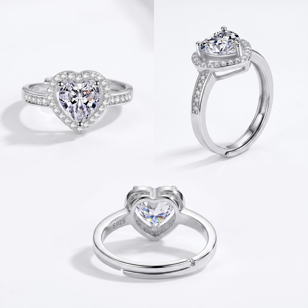 Copper Ring Classics Zircon For Women Luxury Shining Beautiful Ring Fashion Wedding Party Women Jewelry Branch