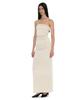 Partimento Woman Pwc Folding Waist Jersey Maxi Skirt_Ivory
