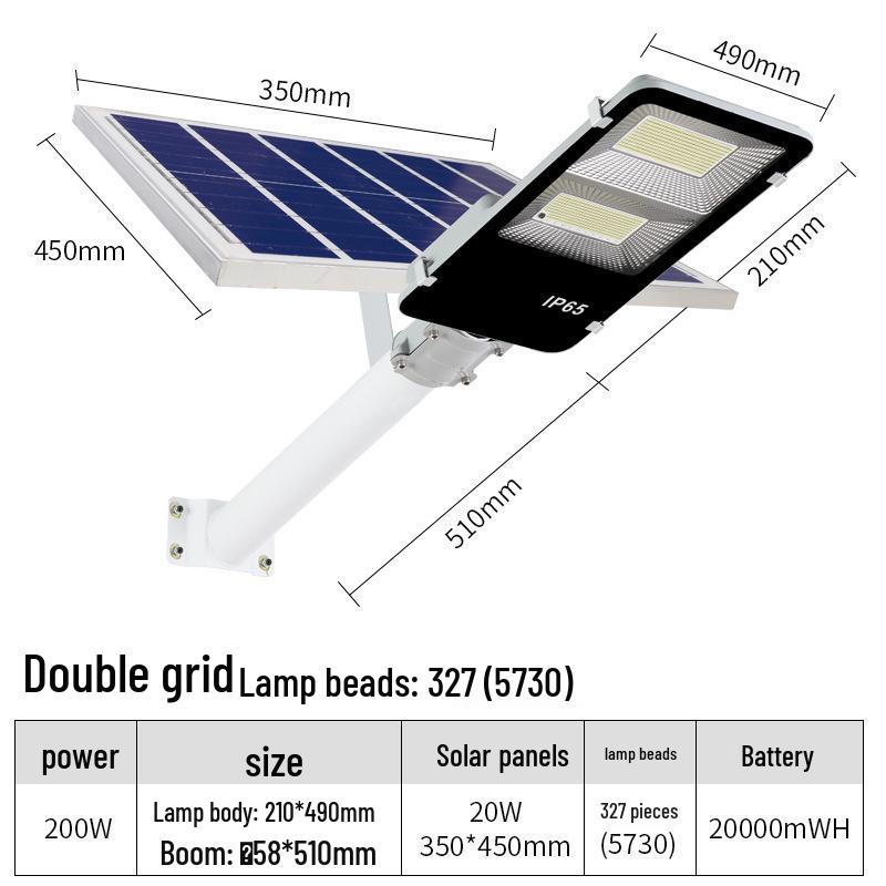 Super Bright Waterproof Solar Courtyard Lamp: Outdoor Wall & Street Lighting, 6-Meter Range