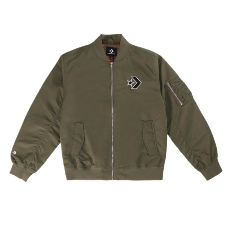 Converse Jackets Men s Green Moderate Pilot MCH658-E9A 2XL