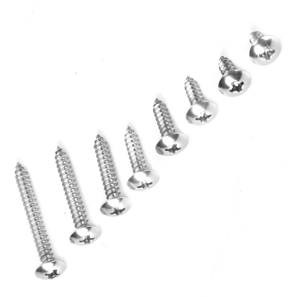 200pcs Self Tapping Screw Cross M3.5 304 Stainless Steel Cross Flat  Head Combination Set