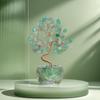 Natural Crystal Wealth Tree Ornament for Entrance or Desktop