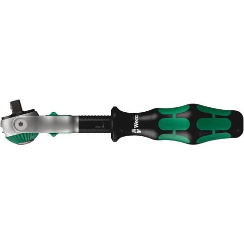 Wera 05003500001 | Zyklop Speed ??Ratchet Wrench, 1/4" Freely Rotating Ratchet Head, 8000 A [Officially Imported from Japan]