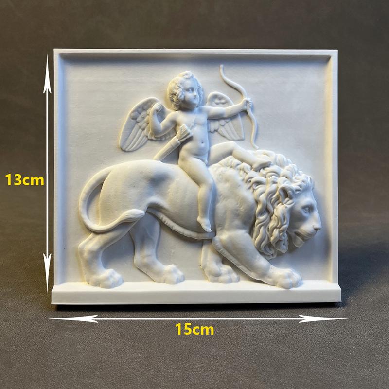 Angel Figures Relief Stereoscopic Printmaking Angel Plaster Statue Desk Decoration Characters Sculpture Room Aesthetic Decor