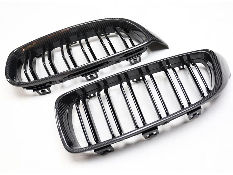Dry Carbon Fiber Center Grille Radiator Cover for BMW 4 Series 430 M4 F82 - Non-Layering, Non-Bubbling