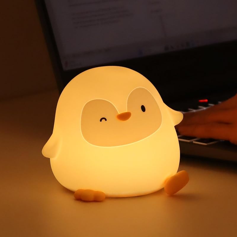 Hug Mushroom Lamp, Cute Mushroom Night Light, 2 Levels Dimmable Night, LED Squishy Night Light for Kids Sleep, Rechargeable Bedside Touch Silicone