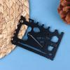 1/2/5 Pezzi Carta Utensile EDC 18-in-1 Acciaio Inossidabile 420 Multifunzione Apribottiglie/Lattine Portachiavi Cacciavite Chiave Inglese Carta