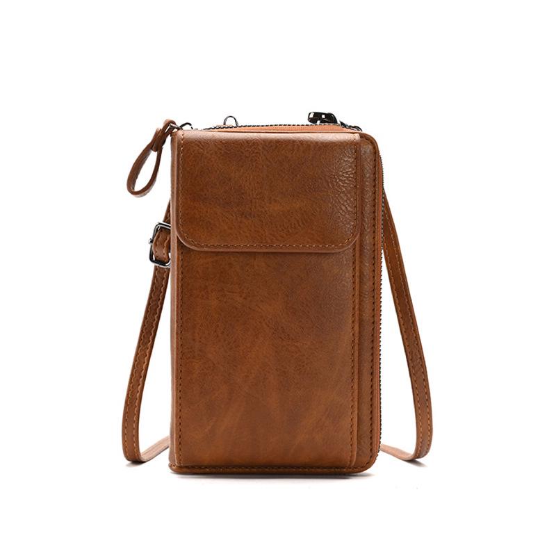 2024 Bestseller Retro Dámská Peněženka & Crossbody Taška na Mobil