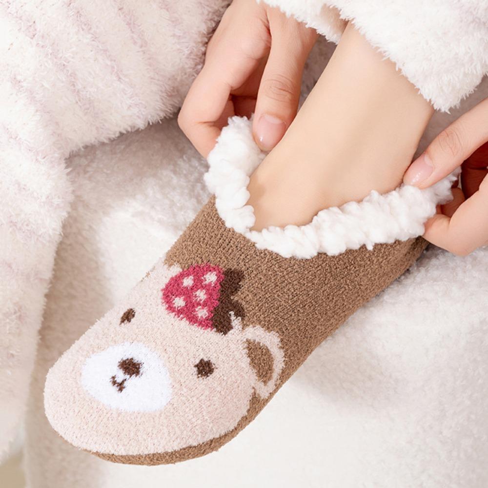 Winter Warm Thermal Socks Soft Slipper Socks New Home Sleeping Socks  Home