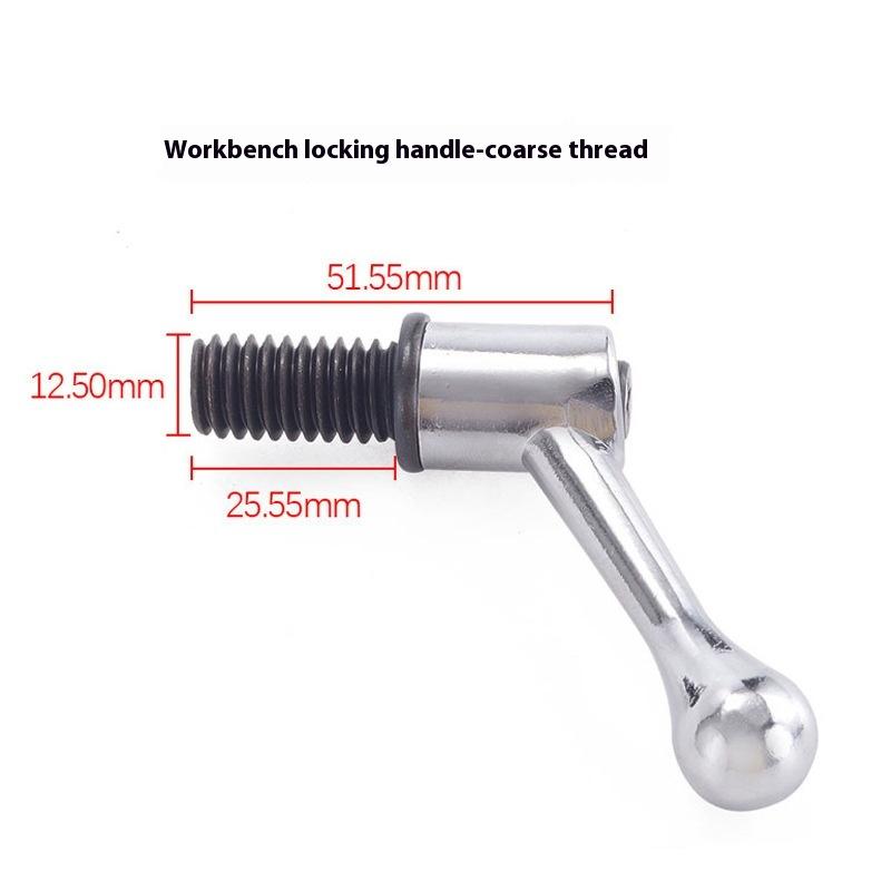 M8 Milling Machine Handle Spindle Locking Screw 1/2 Worktable Adjustable Handle Handle Milling Machine Accessories