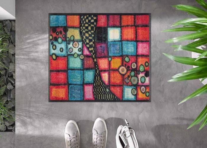 Paillasson - Tiger Tundra - Noir - Lavable 60°C & sèche-linge - Antidérapant 60x40 cm