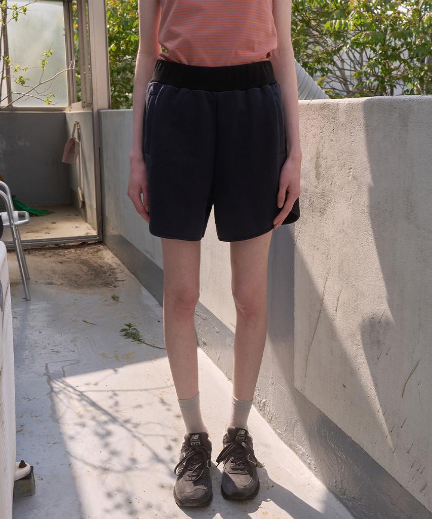Nokeontencheu 363. French Terry Shorts _ Navy