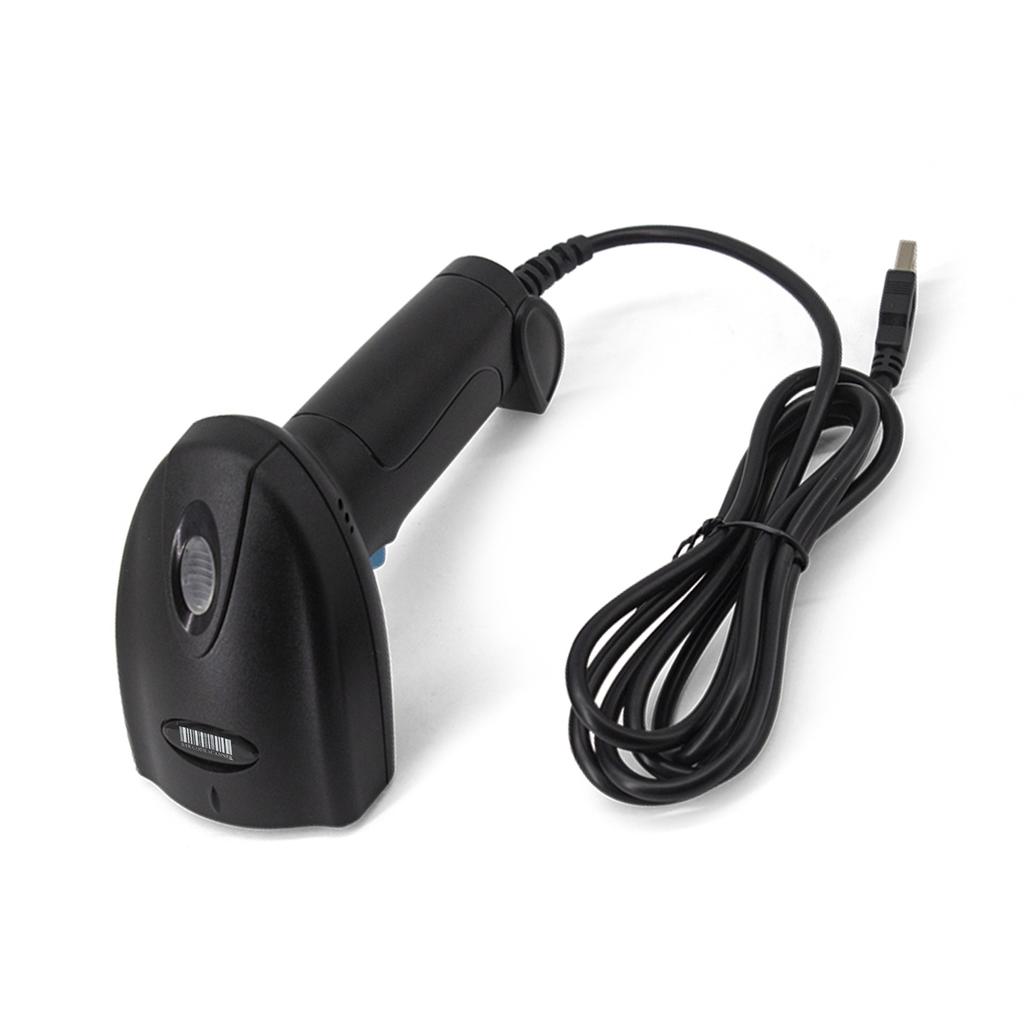 1D Barcode Scanner Handheld Wireless Bar Code Reader Manual Trigger Auto Continuous Scanning Support Paper Code