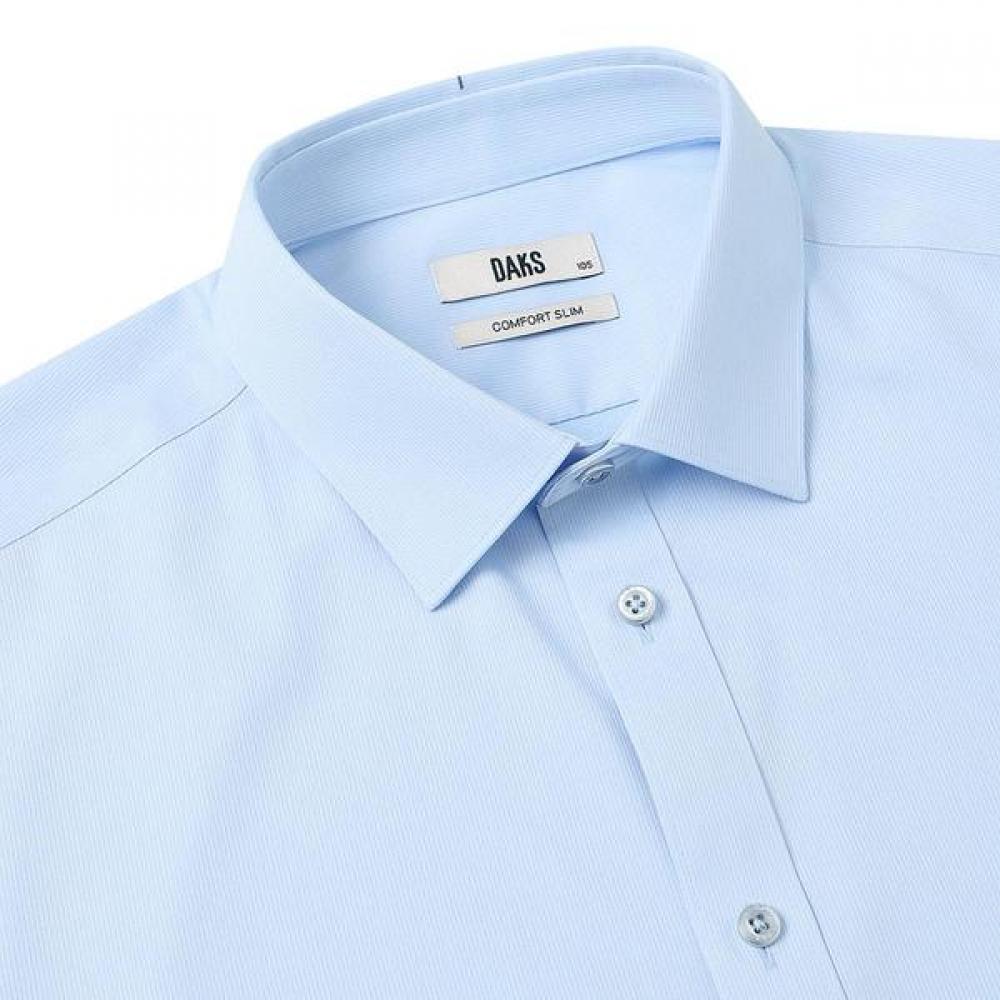 Daks Men S Stretch Solid Comfort Fit Long Sleeve Shirt dma1Shdl211b1