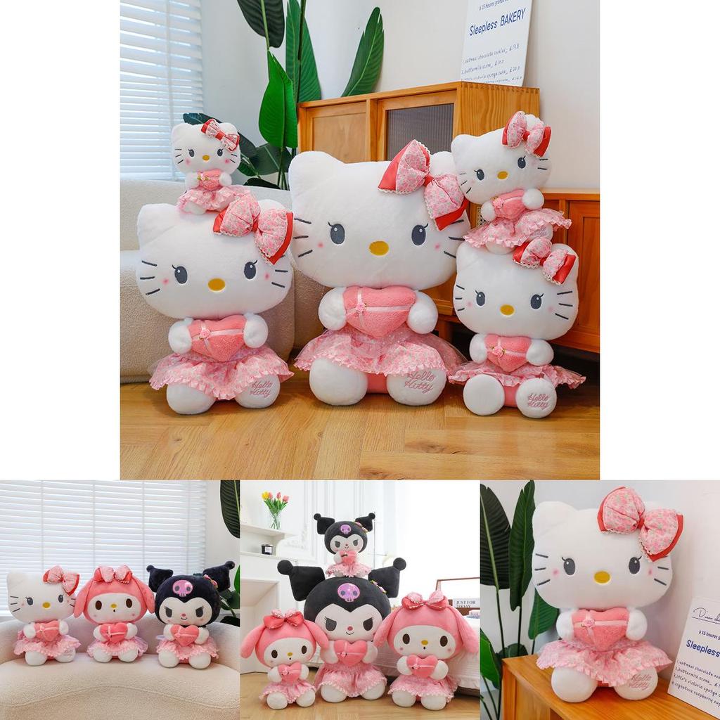 Peluche Grande Serie Matrimonio Hello Kitty Con Cotone PP Per Decorazione Casa