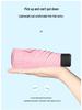 Compact Five-Fold Sunshade: Ultra-Light Mini Parasol with Black Glue Sun Protection