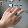 925 Sterling Silver New Simple Design Vintage Butterfly Rings Retro Distressed Opening Handmade Ring Fashion Fine Jewelry